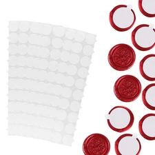 160pcs Double-Sided Adhesive Dots For Wax Seal Stamp Kit For Wax Seal Stickers