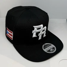 PUERTO RICO BASEBALL PR 3-D EMBROIDERED - PUERTO RICO FLAG AT SIDE SNAPBACK HAT