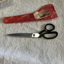 WRIGHT Tool Co. HARDENED INDUSTRIAL CARBON STEEL TAILOR'S SHEARS 10" 9703 ITALY
