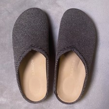 Rothy's The Casual Clog Star Studded Silver Black Size 10
