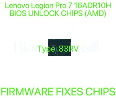 Lenovo Legion Pro 7 16ADR10H, ADMIN NO PASSWORD BIOS CHIP Type: 83RV - AMD