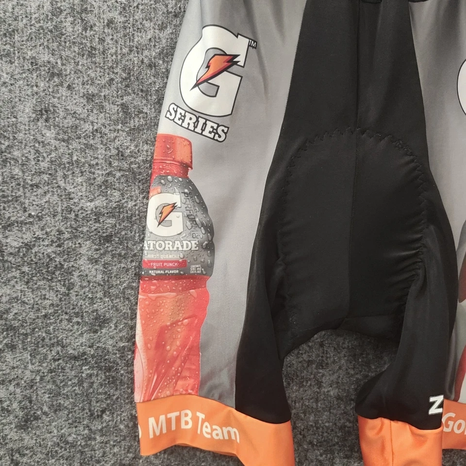 Culotte con tirantes Gatorade Promo para hombre mediano Cerro Gordo MTB Team Puerto Rico Foto 2 de 4