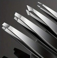 4pcs Professional Tweezers Set for Eyebrows, Splinters Ingrown Hair Removal