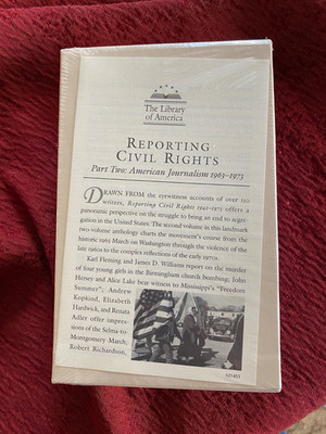 Library of America - Reporting Civil Rights Part Two hardcover Sealed