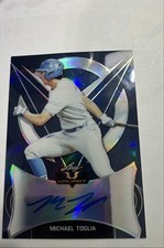 2019 Leaf Valiant - Michael Toglia #BA-MT2 Blue Prismatic 2/25 (AU, RC)