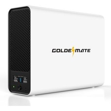 GoldenMate 1000VA 800W Lithium UPS Battery Backup Pure Sine Wave 8 Outlets