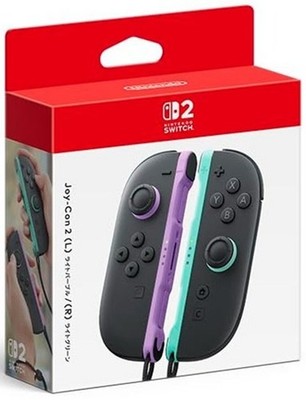 Nintendo Genuine Joy-Con 2 (L) Light Purple / (R) Light Green Switch 2 NEW