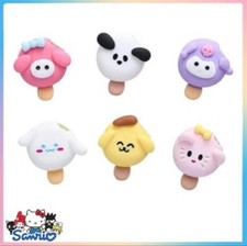 6 Pc Kawaii Ice-Cream Charms For Keychains, Hairpin, Phone Case Etc.