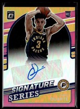 2021-22 Donruss Optic Signature Series Pink Prizm Chris Duarte RC Auto 17/25