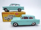 VINTAGE DINKY TOYS 155 FORD ANGLIA 105E PAIR / ONE ORIGINAL BOX 1961