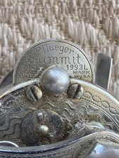 Vintage Pflueger Summit 1993L FISHING Reel Engrave Jeweled Working Condition