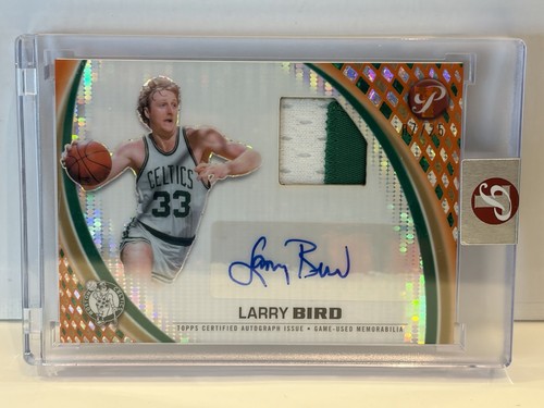 Larry Bird 2025-26 Topps Pristine PPA-LB Auto Relic Pristine Pieces Celtics