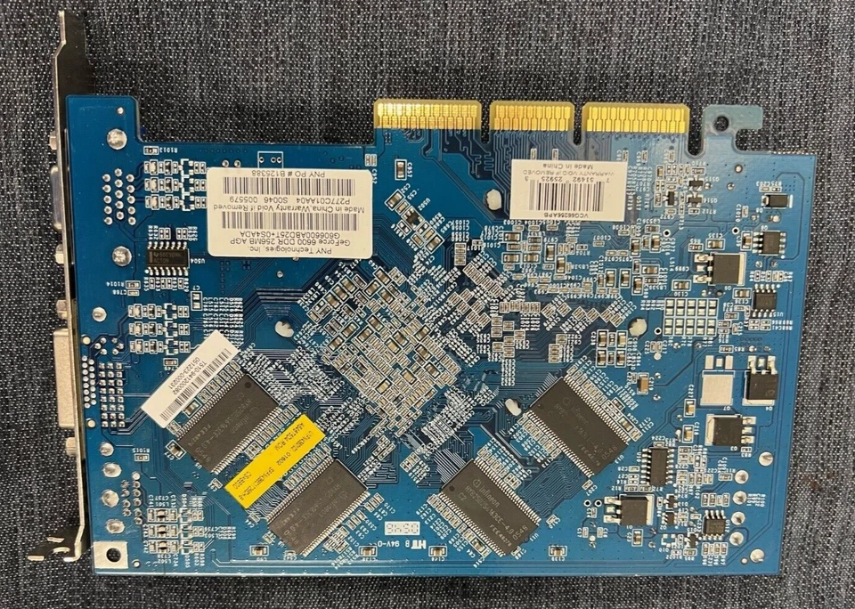 PNY VCG6625AWB AGP VERTO GE FORCE 6600 GRAPHICS CARD - Image 3 of 4