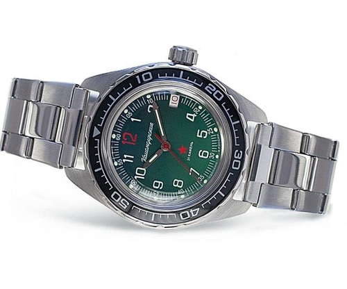 Vostok Komandirskie 020711 Watch Military Mechanical Automatic USA Seller - Picture 3 of 7