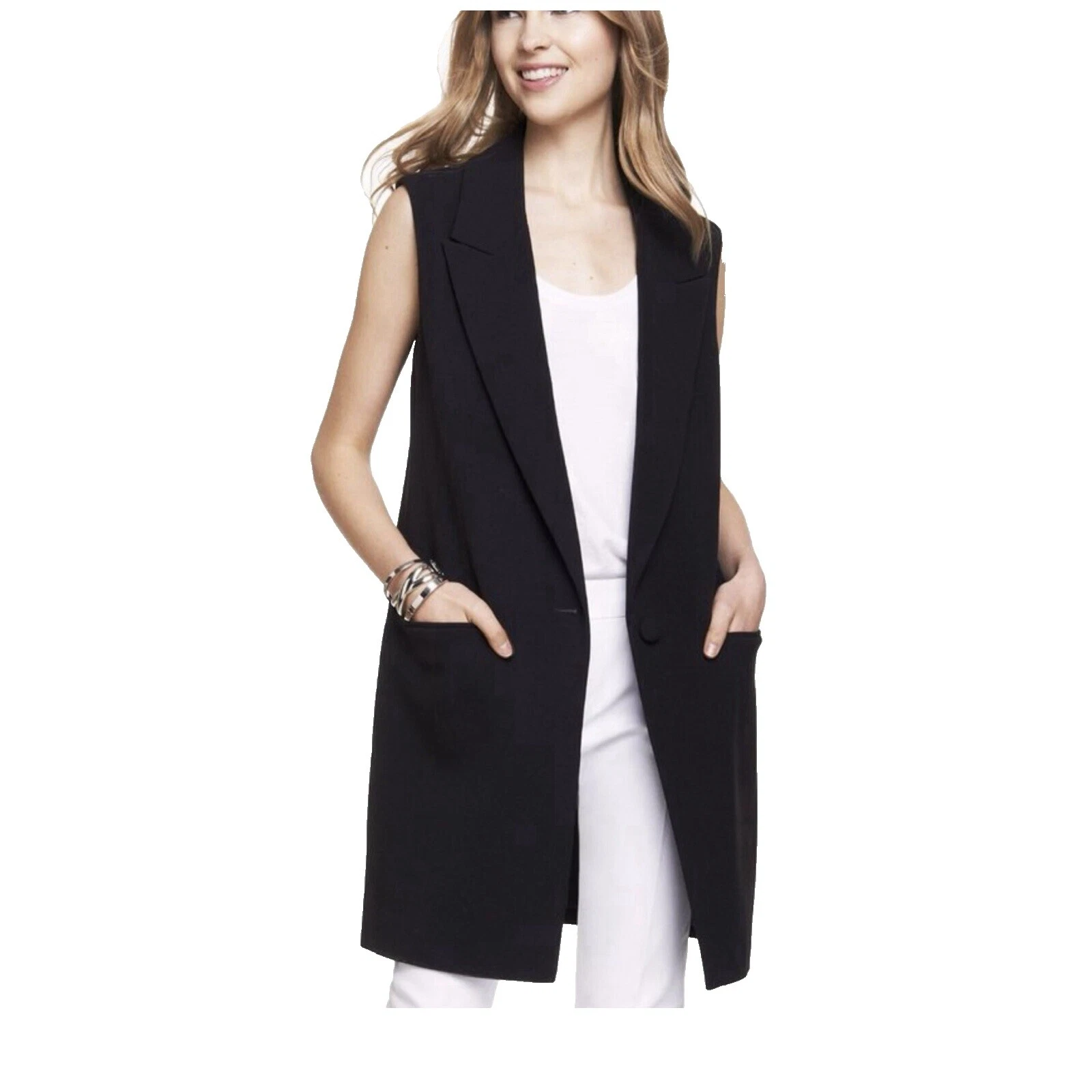 Express 黑色背心女