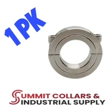 1-1/2” DOUBLE SPLIT STAINLESS STEEL NEW CLAMPING SHAFT COLLAR (QTY 1)