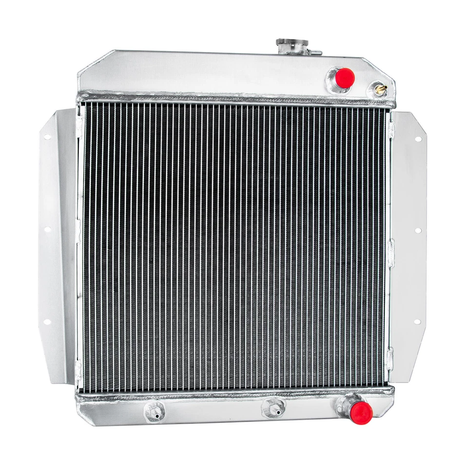 3 Row Aluminum Radiator fit Chevy Truck 3100 ,3200 3400 LS SWAP 1955 1956-1959 - Imagem 2 de 4