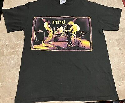 Vintage Nirvana Shirt Men's medium M From The Muddy Banks Of Vintage Nirvana Shirt Men's medium M From The Muddy Banks Of