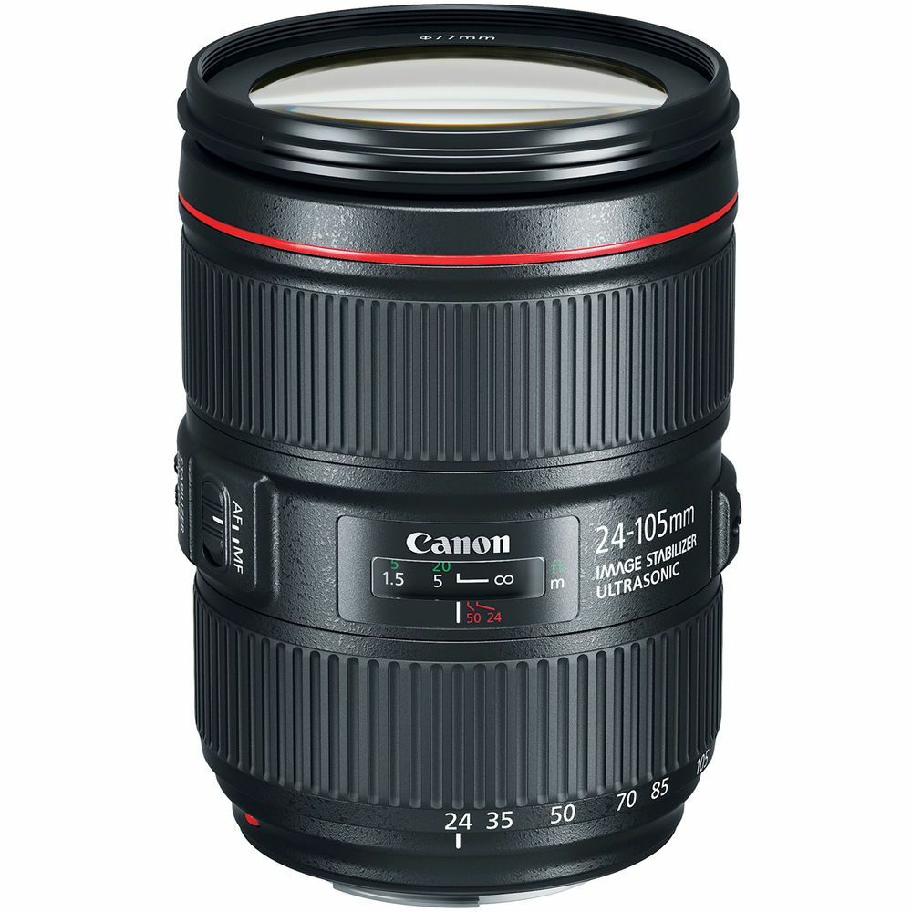 Canon EOS 5D Mark IV EF 24-105mm f/4L Camera Lens Kit for sale