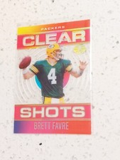 BRETT FAVRE 2021 PANINI ILLUSIONS CLEAR SHOTS #/399 Green Bay Packers SP 🧀