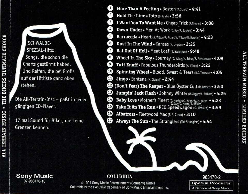 (CD) ALL TERRAIN MUSIC - LIMITED EDITION - CHEAP TRICK, JOURNEY, THE STRANGLES - Bild 2 von 2