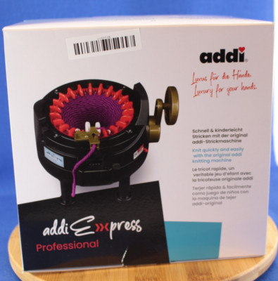 addiExpress Professional Knitting Machine addi Express 22 Needles Circular Flat