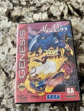 Disney's Aladdin Sega Genesis, 1993 Original Hard Case No Instructions
