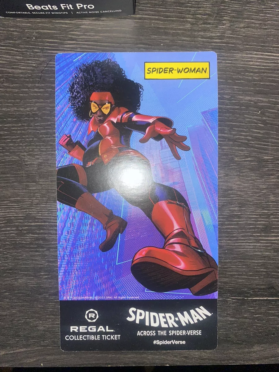 Set of 3 Double Sided Spider-Man Across the Spiderverse Collectible Ticket