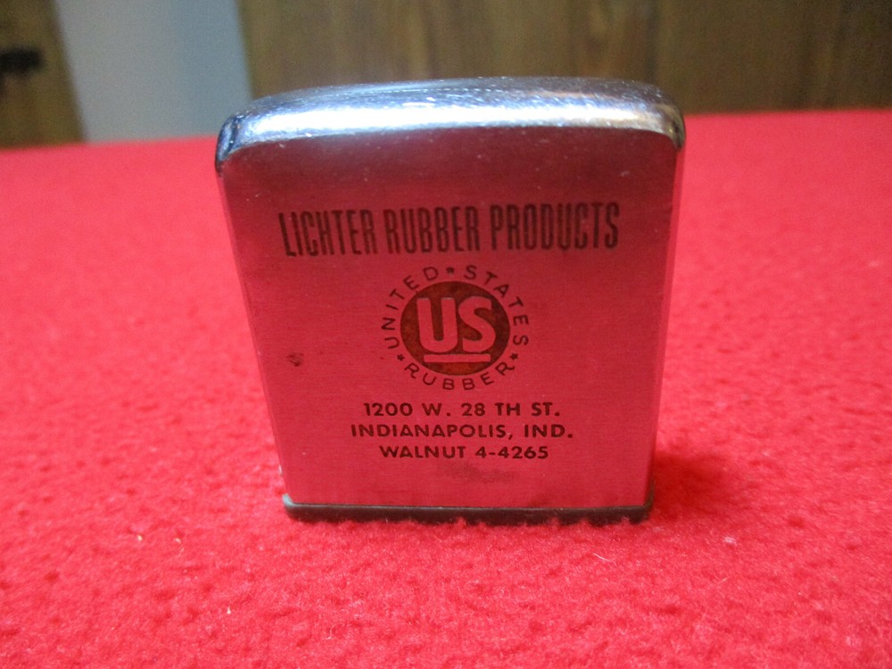 Vintage Zippo U.S. Rubber Lichter Rubboer Mini Tape Measure USA Made