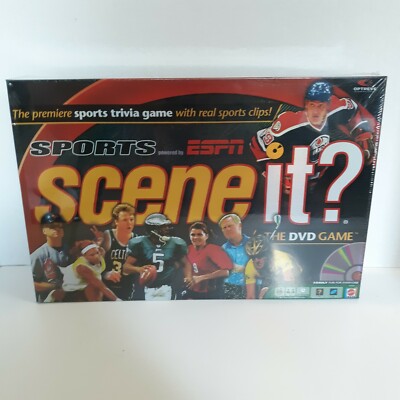 NEW Scene It? The DVD Game Sports ESPN TRIVIA 2 multiple players Action Clips