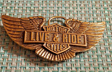 Vintage Harley Davidson Belt Buckle with serial #/Ships FREE
