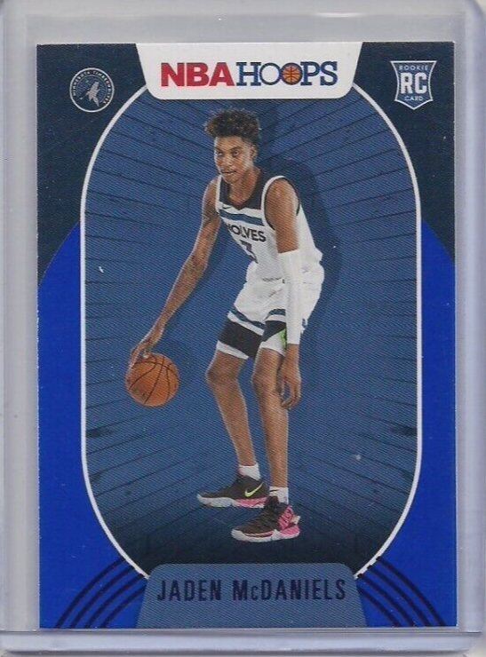 2020-21 Panini NBA Hoops Blue Jaden McDaniels RC | eBay