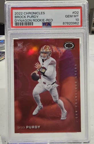 Brock Purdy [Red] #D-2 2022 Panini Chronicles Dynagon Rookies card