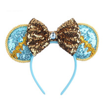 Handmade Disney Princess Jasmine Minnie Ears   Blue Mickey Ears