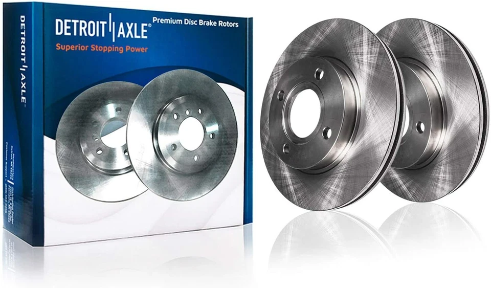 Front Brake Rotors Ceramic Pads for 1991 - 2002 SC SC1 SC2 SL SL1 SL2 SW1 SW2 - Image 3 of 4