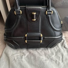 Alexander McQueen Leather Hand bag Black Used
