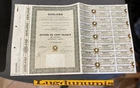 SPECIMEN Gerland Actions de Cent 100 Francs au Porteur No. 0.000.000 27/11/1980