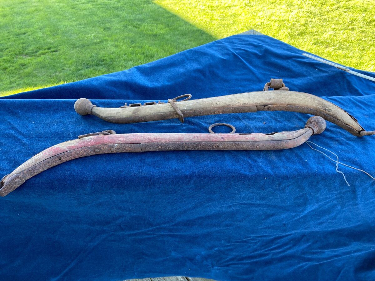 Vintage Wood Iron Horse Hames Mule Ox Yoke Hitch Harness Vintage Wood Iron Horse Hames Mule Ox Yoke Hitch Harness