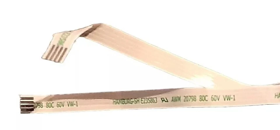 4 Pin Hamburg-SH E235863 AWM 20798 80C 60V VW-1 FFC (7 Inches Long) Type A - Image 3 of 4