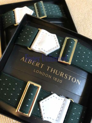Albert Thurston Adjustable Elastic Armbands/Garter Bands For Your Shirt