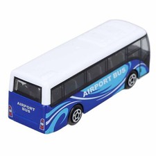 (Blue) Bus Model Interactive Decorative Bus Sculpture Lifelike Exquisite