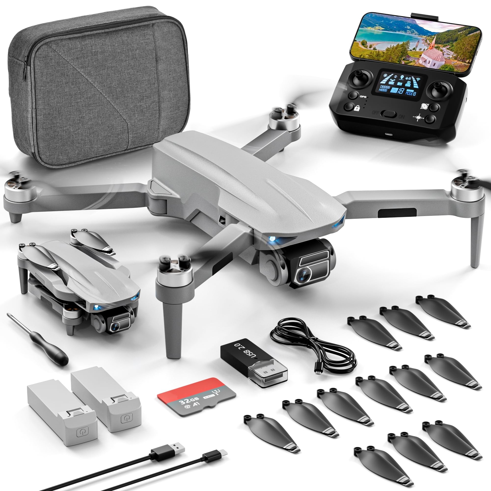 4K Drone for Beginners with 52-Min Flight Time & 10000ft Range-image