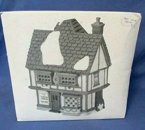 Dept 56 Dicken's Village Tutbury Printer #55689 Heritage Christmas Light Works - Picture 2 of 10