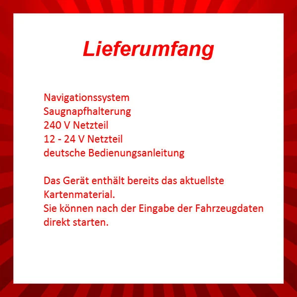 GPS Navi mit Kartenupdate - ganz Europa - 7 Zoll - direkt einsatzbereit - Truck - Bild 3 von 3