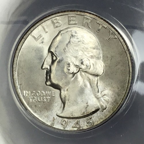 1945-S 25C Washington Quarter ANACS MS66 # - Picture 4 of 5