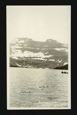 Cameron Lake Waterton Park Alberta - Cameron Lake in Waterton Lake- Old Photo