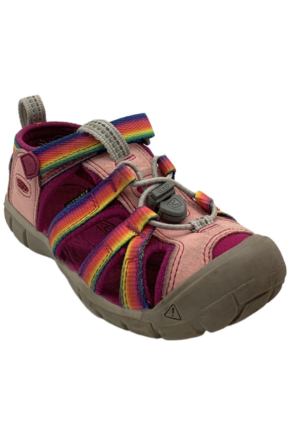 Sandali KEEN bambino ragazza Seacamp 2 CNX punta chiusa arcobaleno