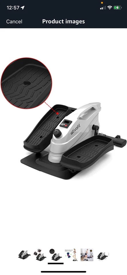 Elliptical Machine Fitness Cross Trainer with 8 Resistance Levels - Image 4 of 4