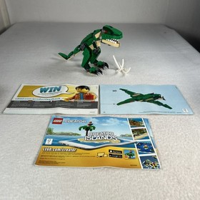 LEGO CREATOR: Mighty Dinosaurs Set 31058 (No Box) Complete w/All Manuals EUC