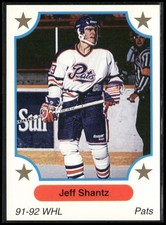 1991-92 7th Inning Sketch WHL #219 Jeff Shantz